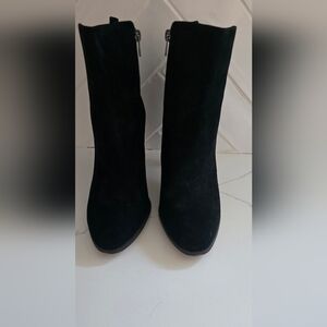 Coach Jemma Black Suede Ankle Boots
